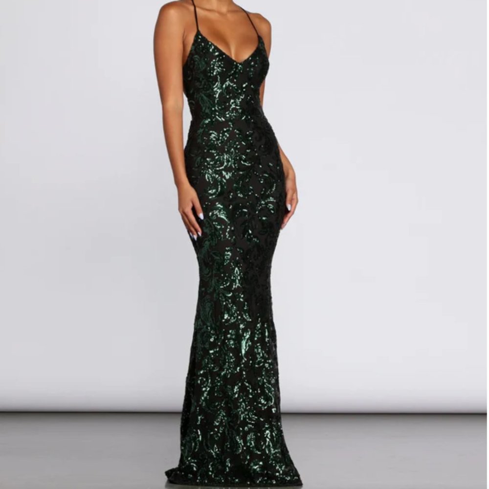 Sequin mermaid dress